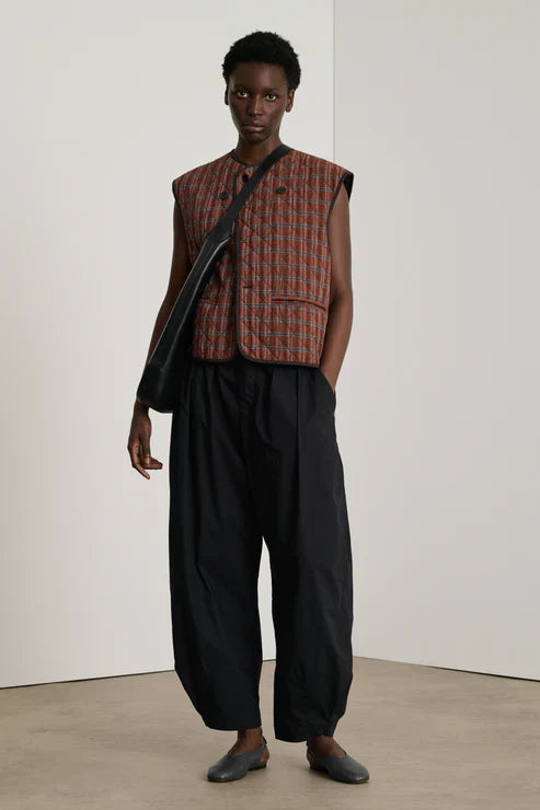Soeur Anemone Vest Brown/Black