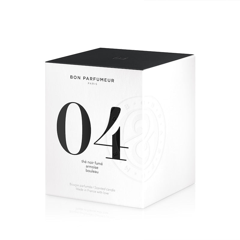 Bon Parfumeur Candle 04 Black Tea, Mugwort, Birch