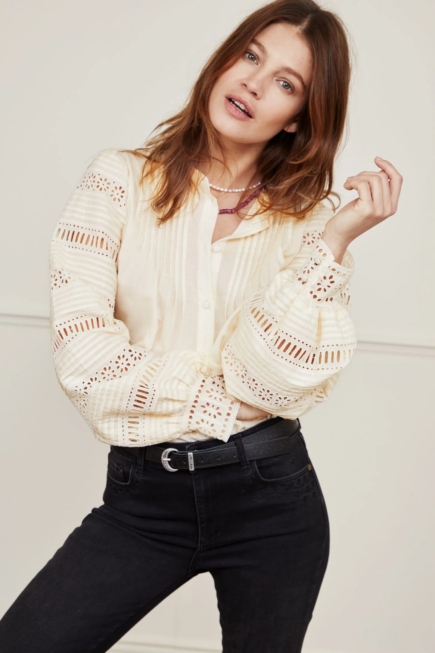 Fabienne Chapot Vreni Blouse, Buttercream