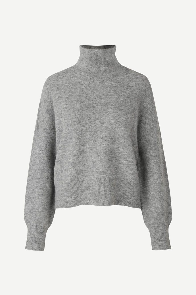 Samsoe Samsoe Nola Turtleneck Grey Melange