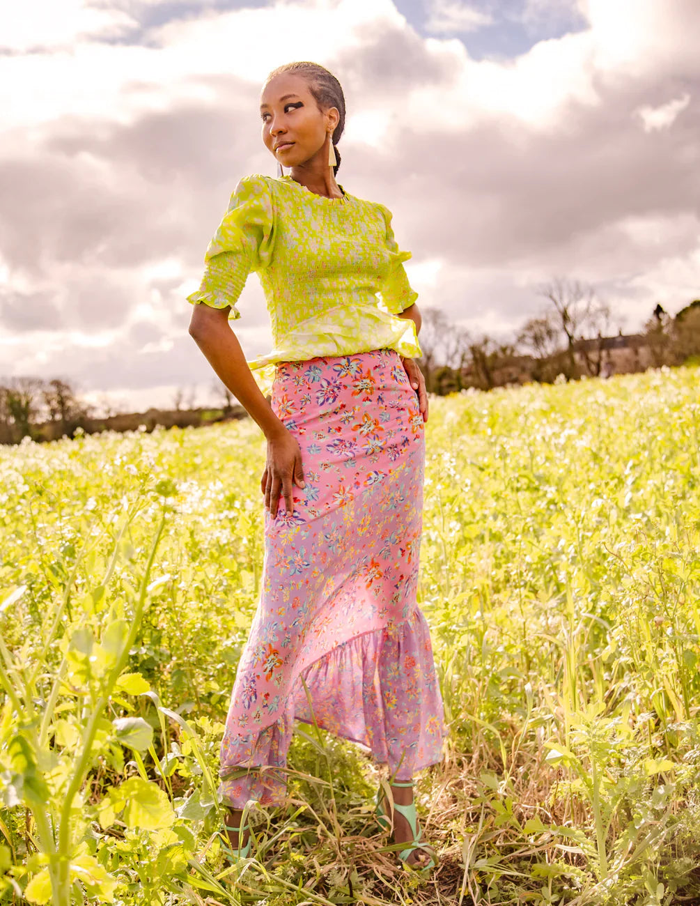 FéRí Vera Blouse Lime