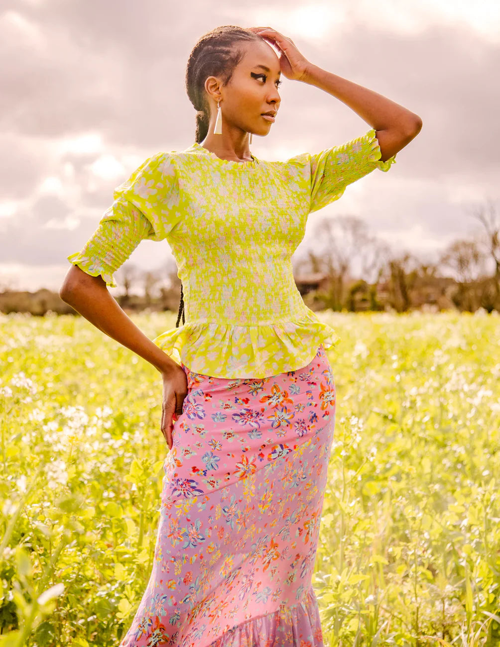 FéRí Vera Blouse Lime