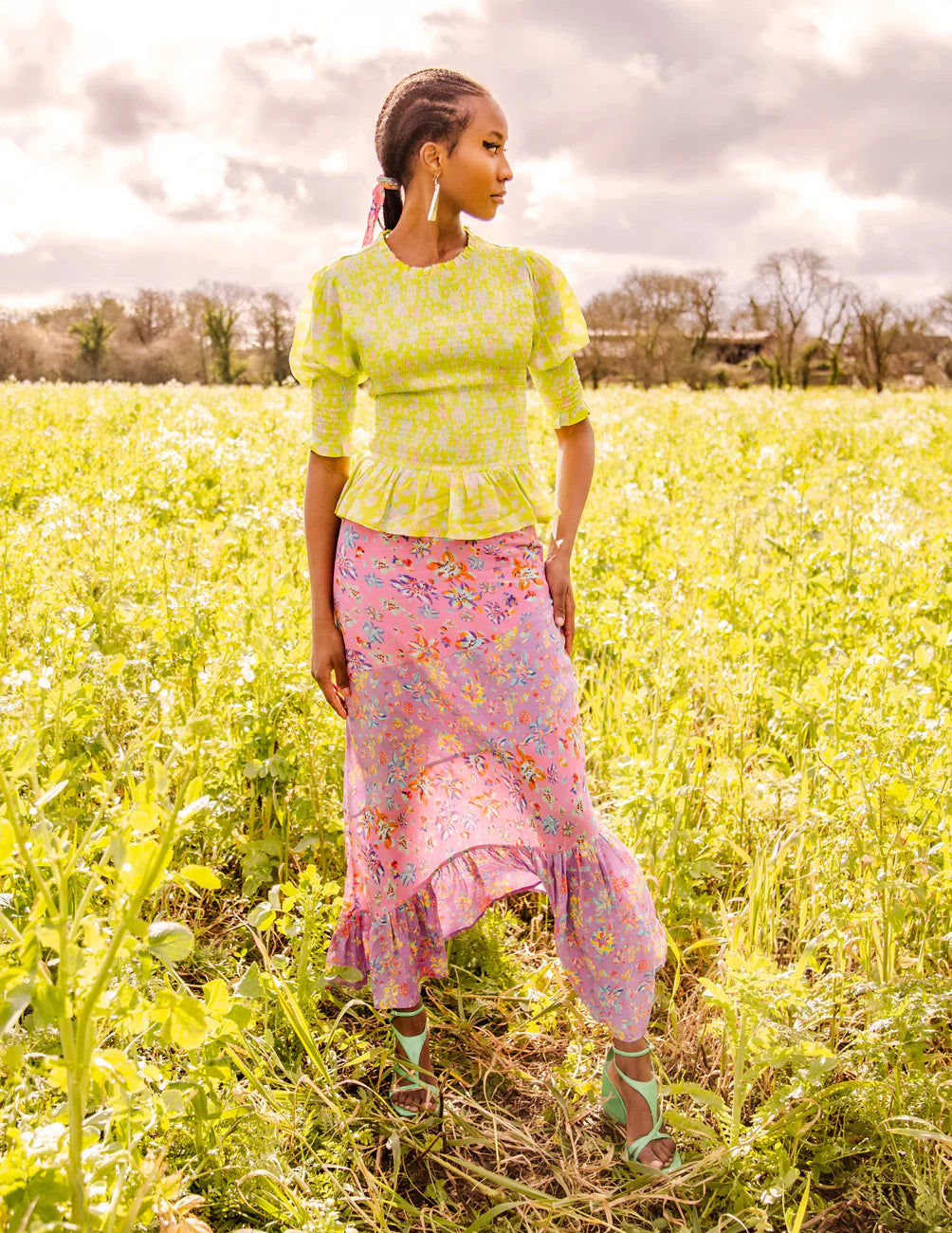 FéRí Vera Blouse Lime