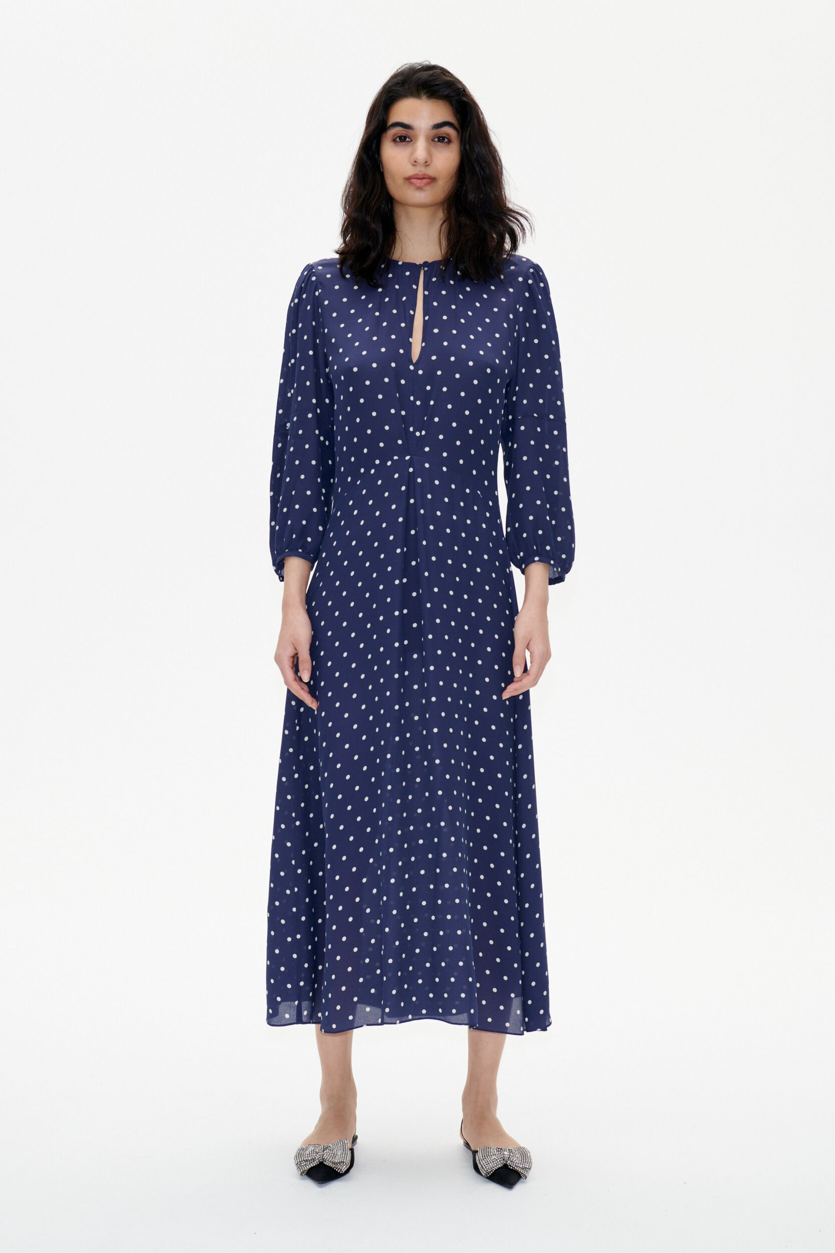 Baum Und Pferdgarten Adya Dress Blue Margot Dot Baum Und Pferdgarten Adya Dress Blue Margot Dot