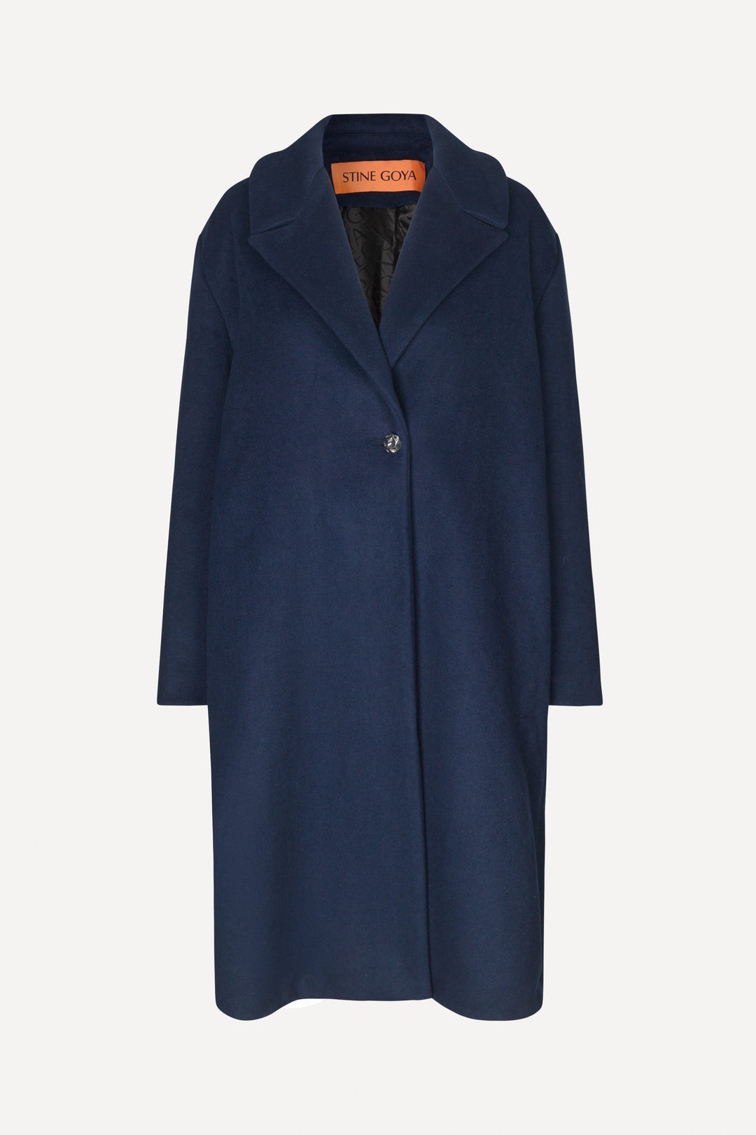 Stine Goya Kamari coat Berry Blue