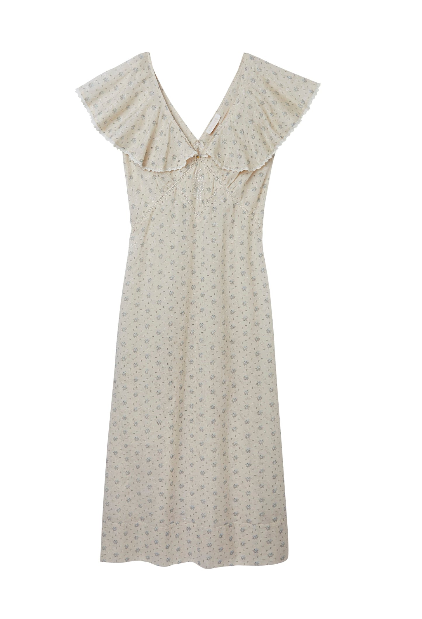 Faune Vivienne Dress - Cornflower Print
