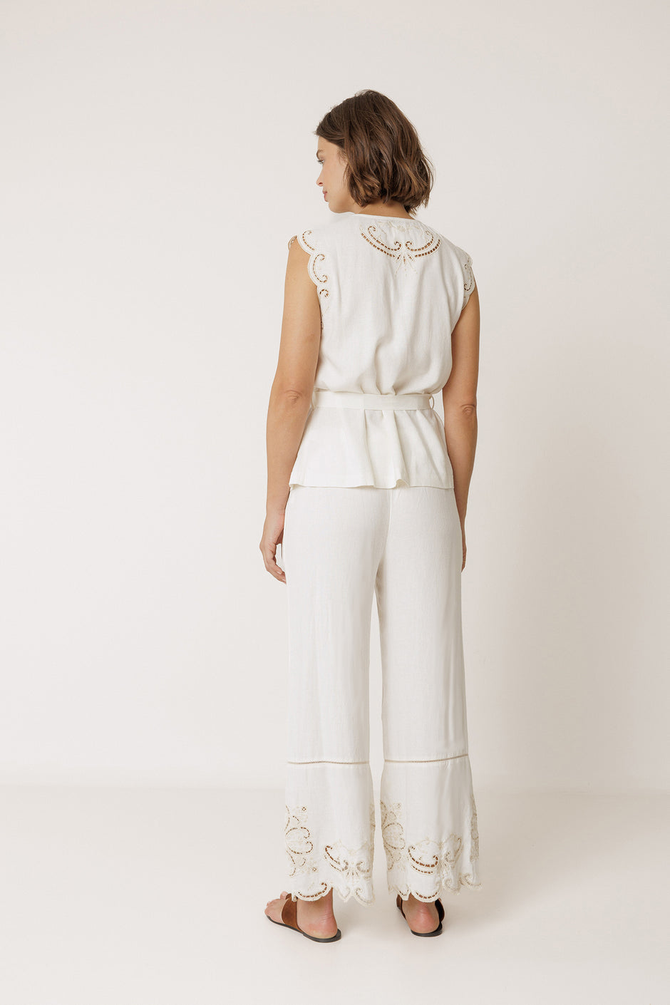 Indi & Cold Thea Ecru Trousers