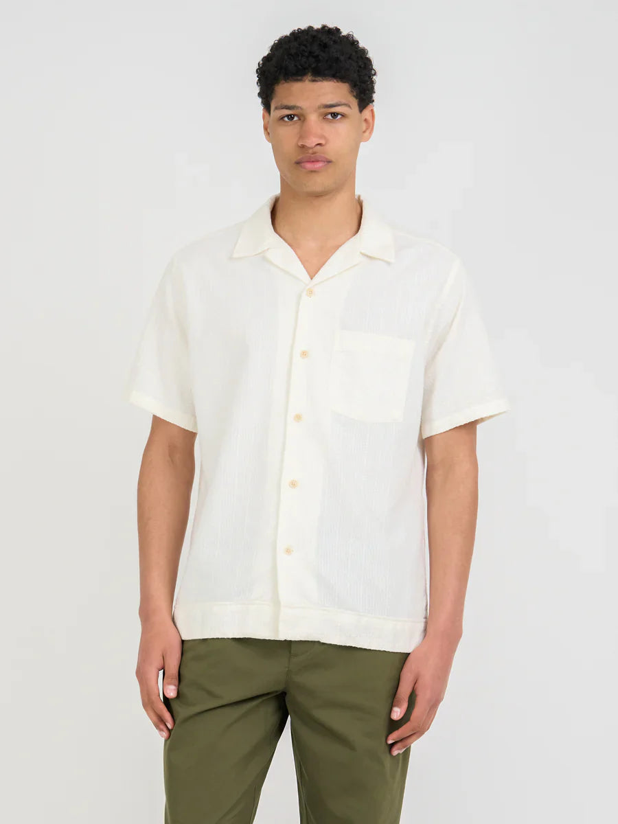 Oliver Spencer Havana Short Sleeve Shirt Cream