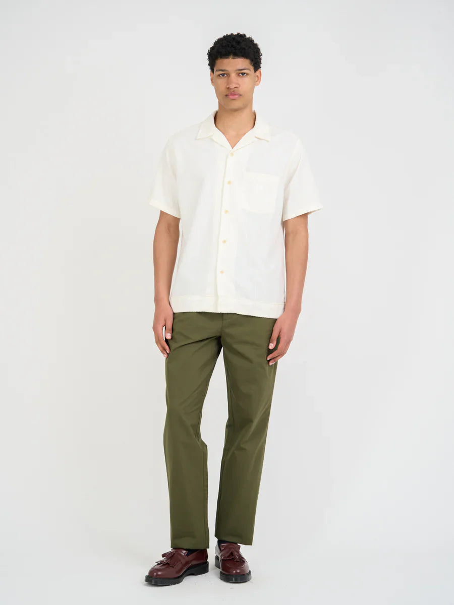 Oliver Spencer Havana Short Sleeve Shirt Cream