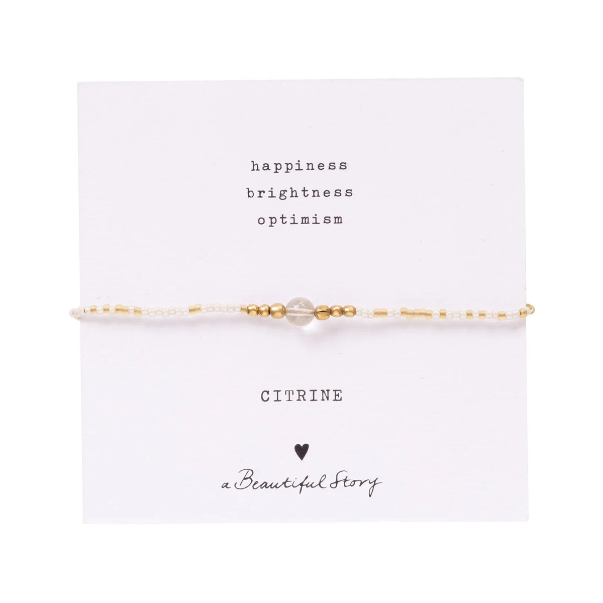A Beautiful Story Citrine Bracelet