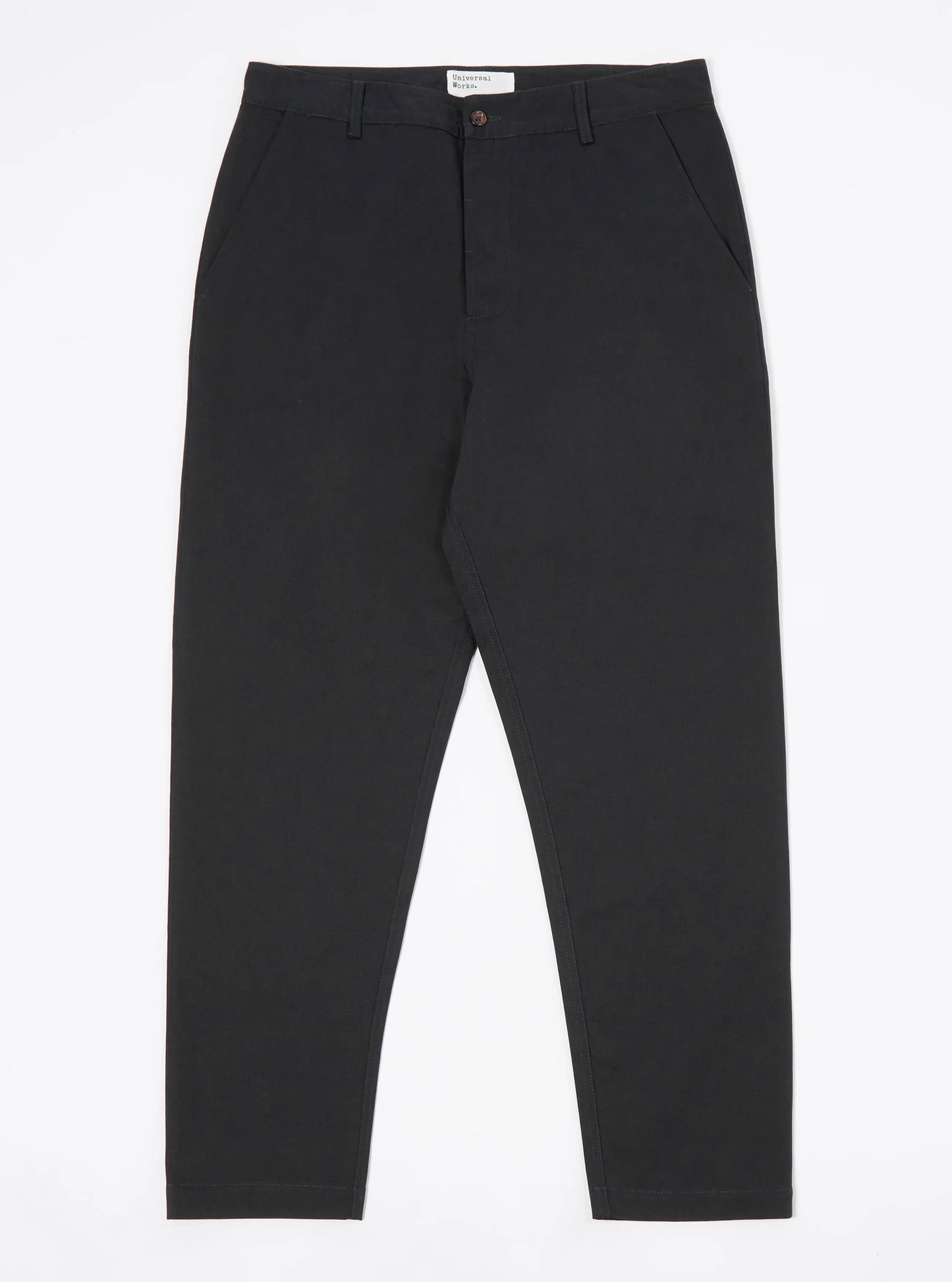 Universal Works Military Chino In Black Twill