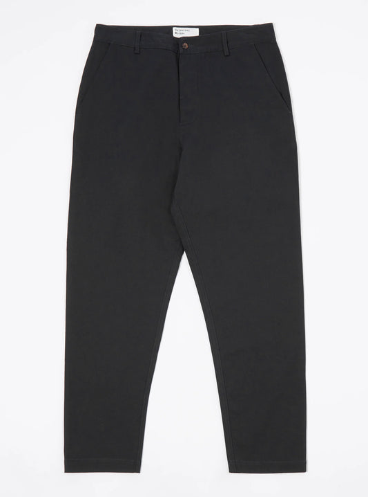 Universal Works Military Chino In Black Twill