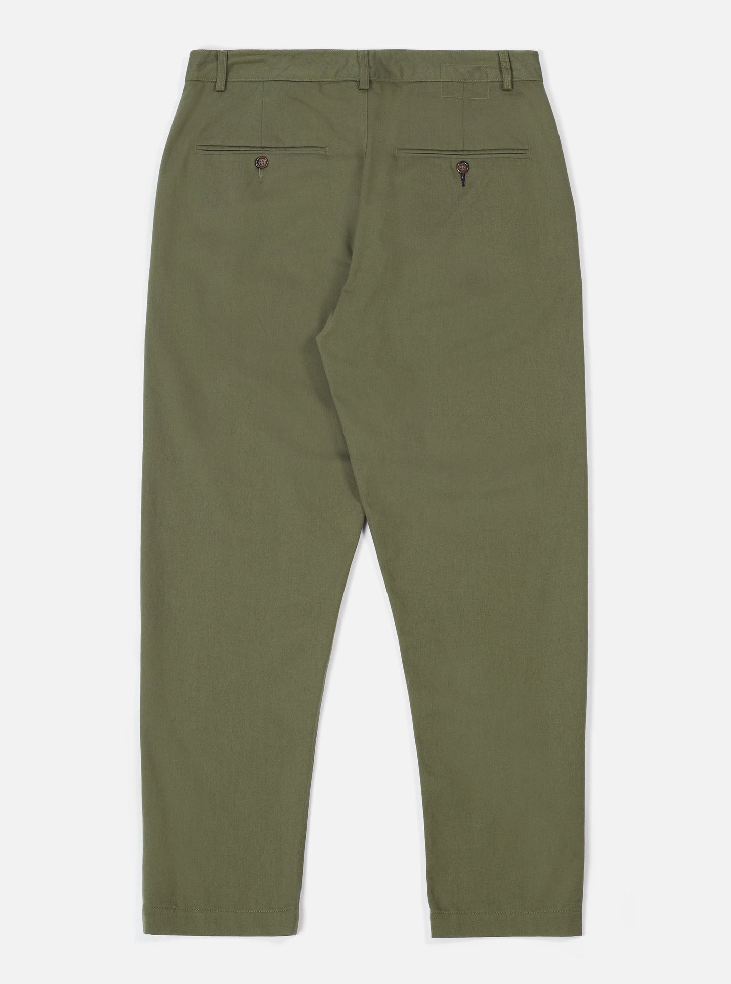 Universal Works Military Chino In Light Olive Twill
