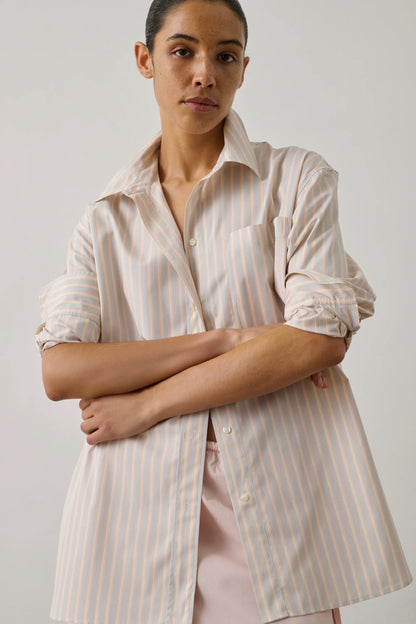 Soeur Carlotta Shirt  - Orange / Grey