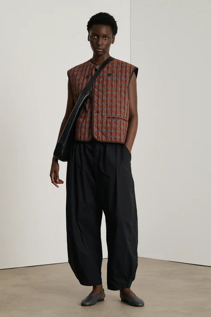 Soeur Anemone Vest Brown/Black