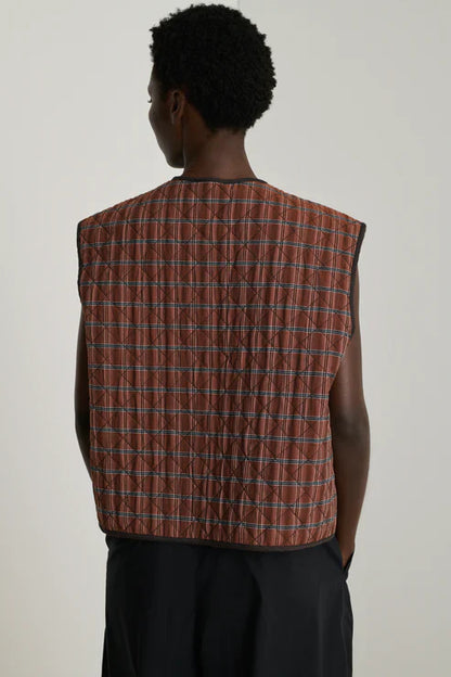 Soeur Anemone Vest Brown/Black