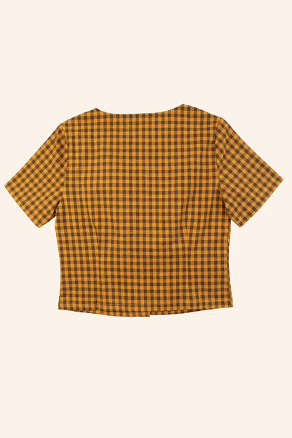 Meadows Alpinum Top Toffee Gingham