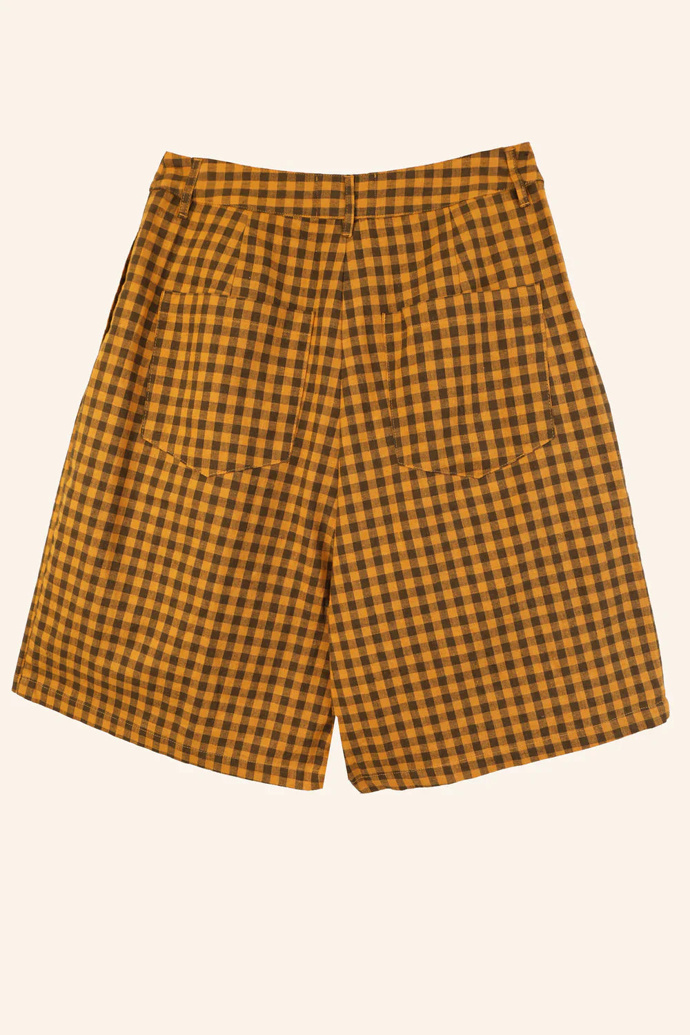Meadows Sanne Shorts Toffee Gingham
