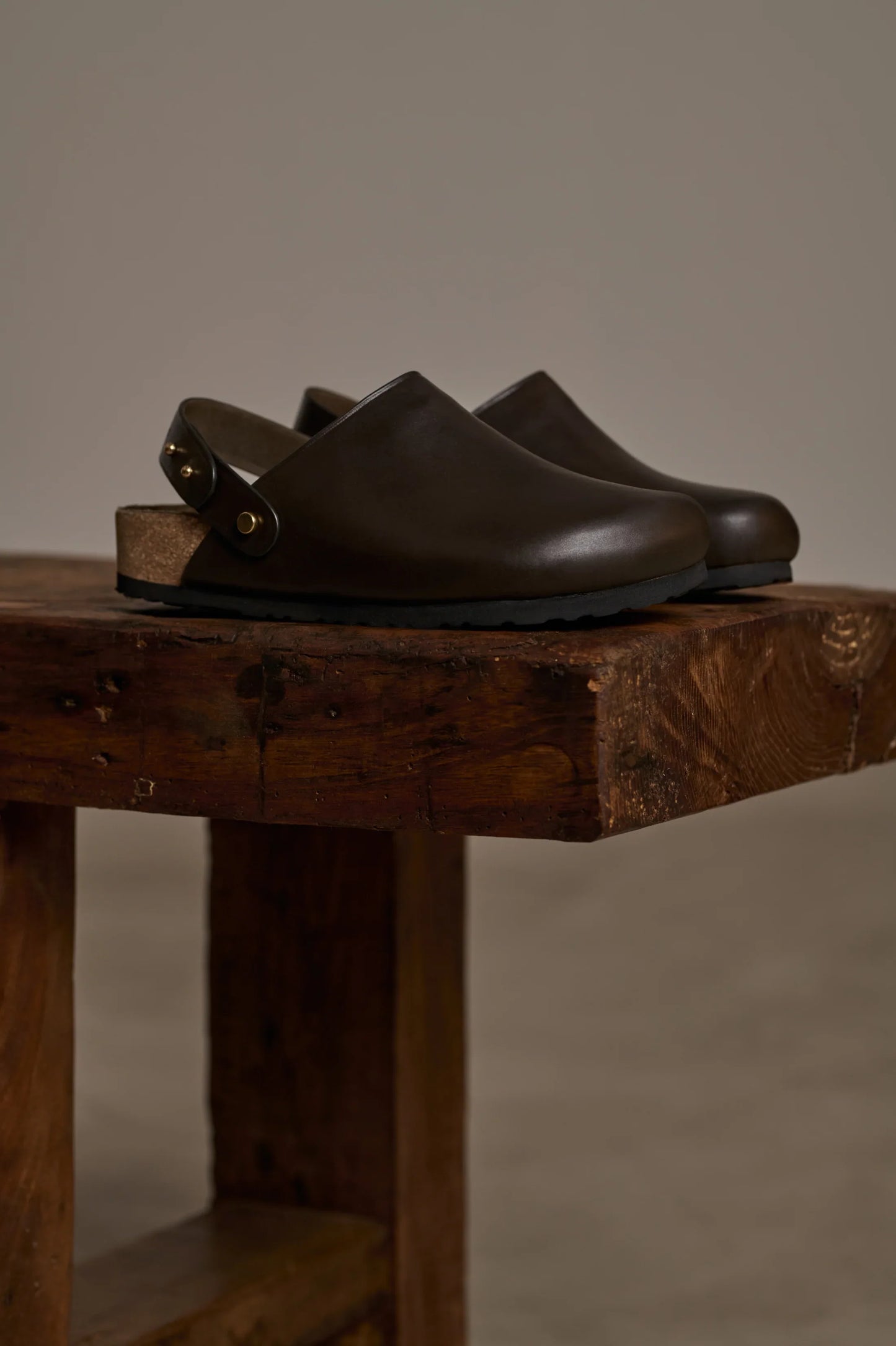 Soeur Sleepy Clog Grey Brown