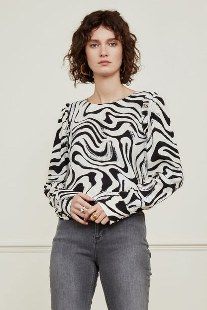 Fabienne Chapot Bowie Coco Top Black Jazzy