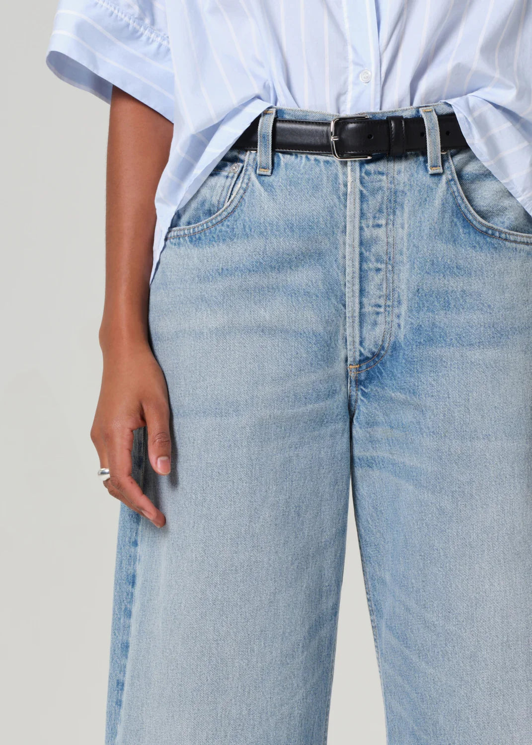 Citizens of Humanity Ayla Baggy Cuffed Crop in Gemini