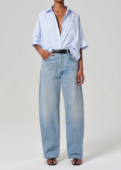 Citizens of Humanity Ayla Baggy Cuffed Crop in Gemini