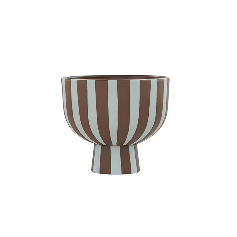 Oyoy Living Design Toppu Bowl Blue/Chocolate