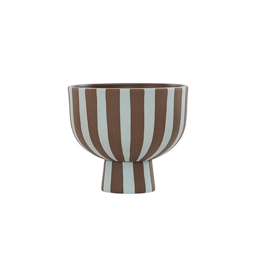 Oyoy Living Design Toppu Bowl Blue/Chocolate