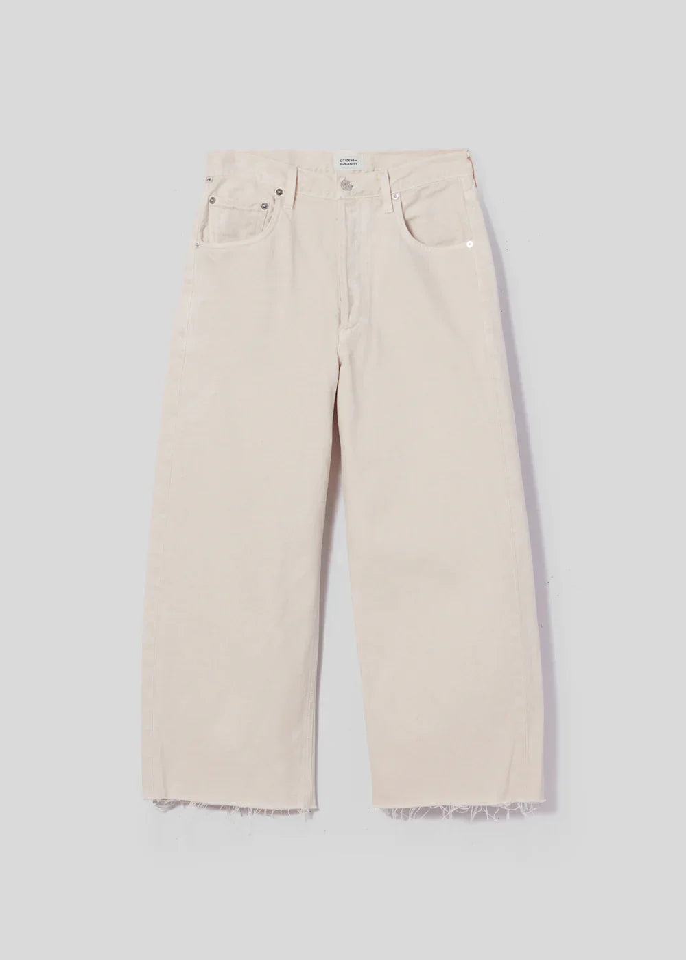 Citizens of Humanity Ayla Raw Hem Crop in Almondette