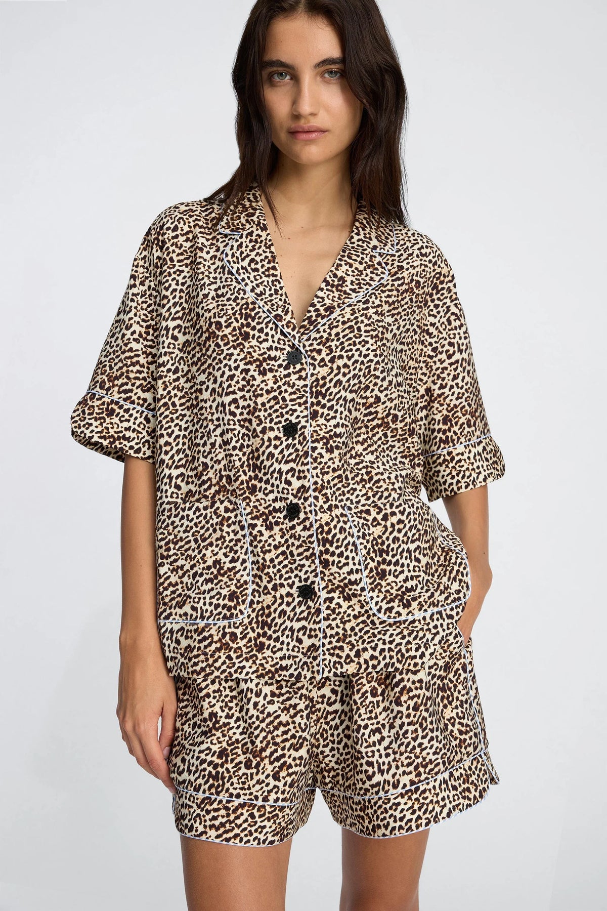 Munthe Ushi Animal Print Blouse