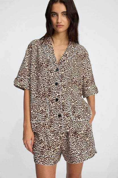 Munthe Ushi Animal Print Blouse