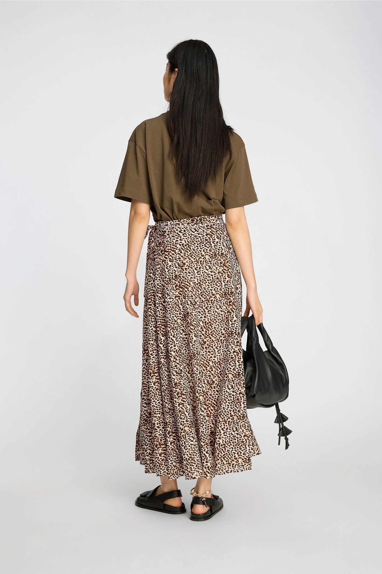 Munthe Uba Animal Print Skirt