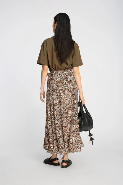 Munthe Uba Animal Print Skirt