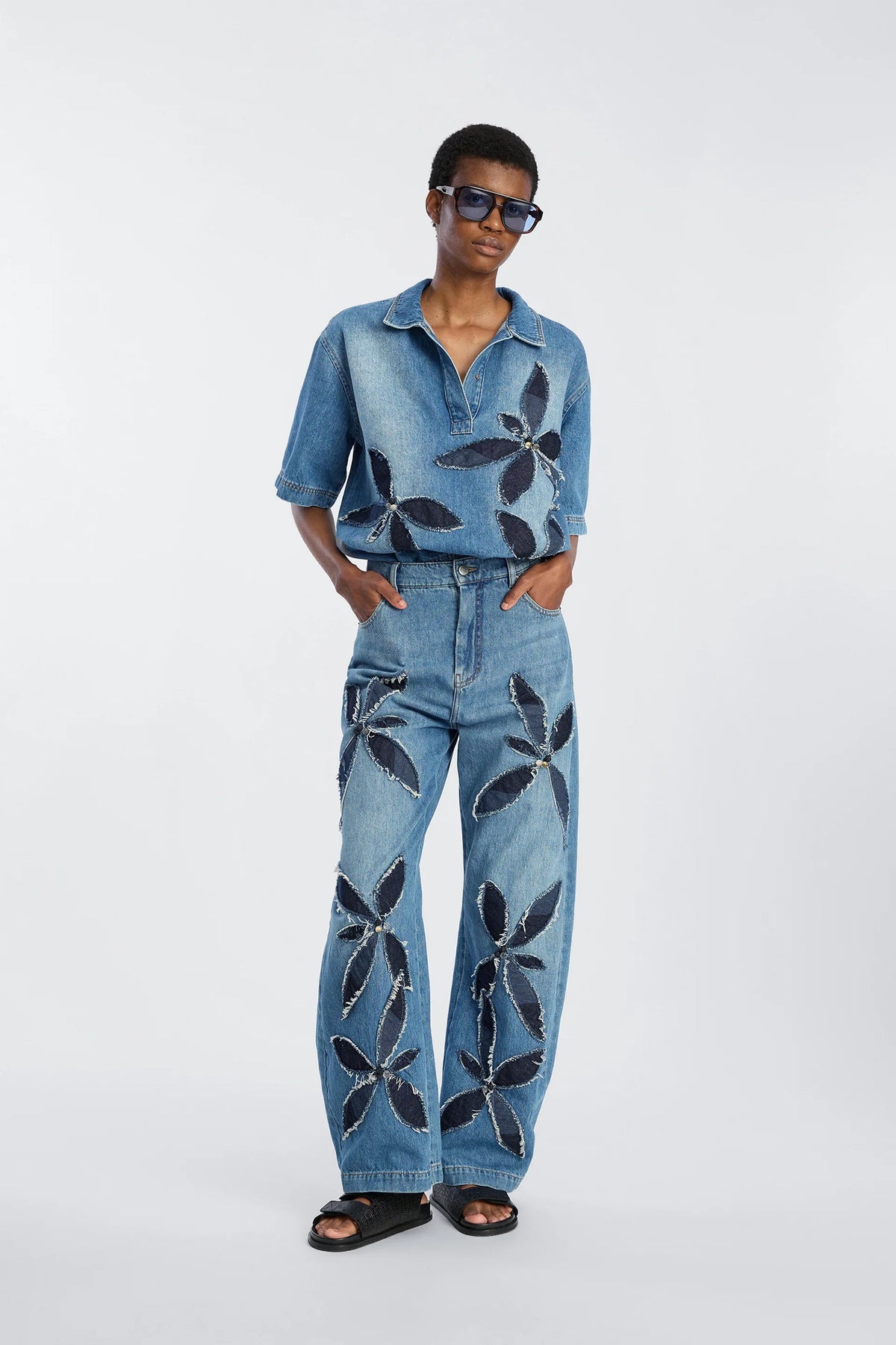 Munthe Bimo Pants - Blue