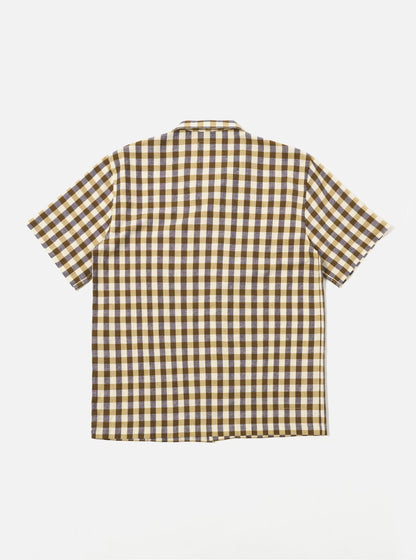 Universal Works Olive Aberdeen Lincot Road Shirt