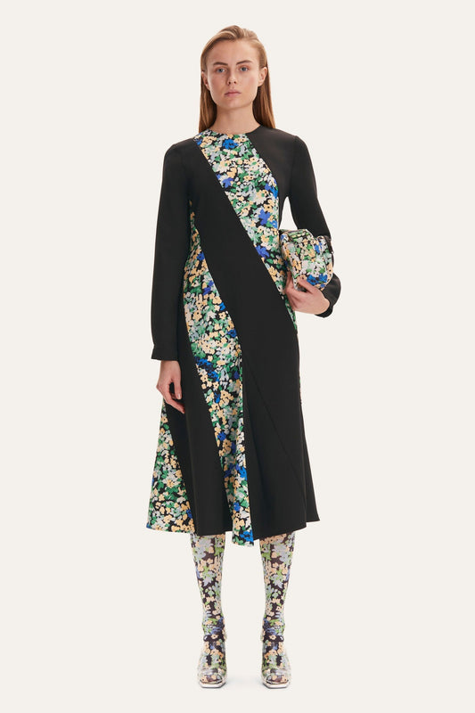 Stine Goya Aida Floral Pointillism Dress