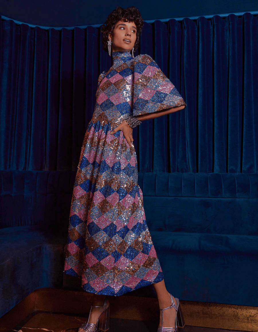 Lisou Diane Diamond Sequin Dress