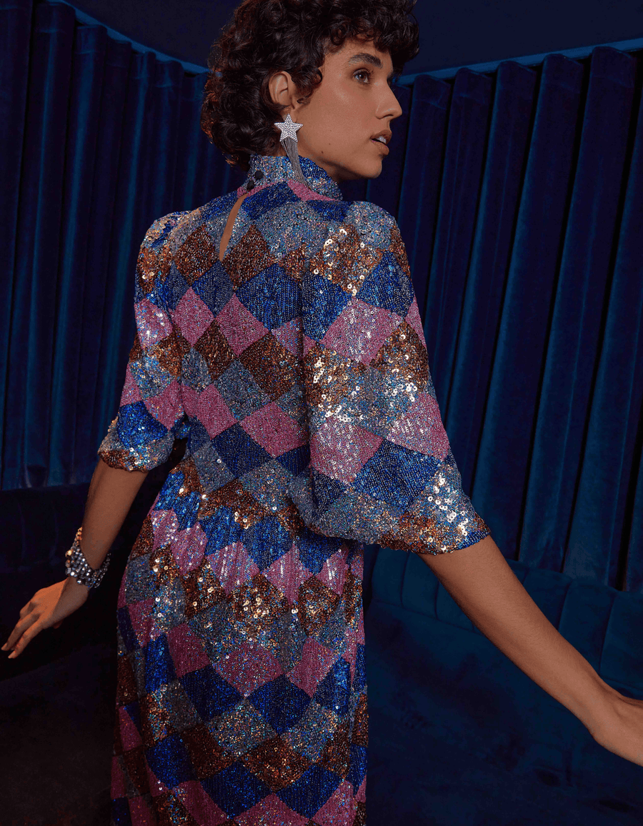 Lisou Diane Diamond Sequin Dress
