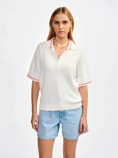 Bellerose Anglo Knitwear Top Vintage White
