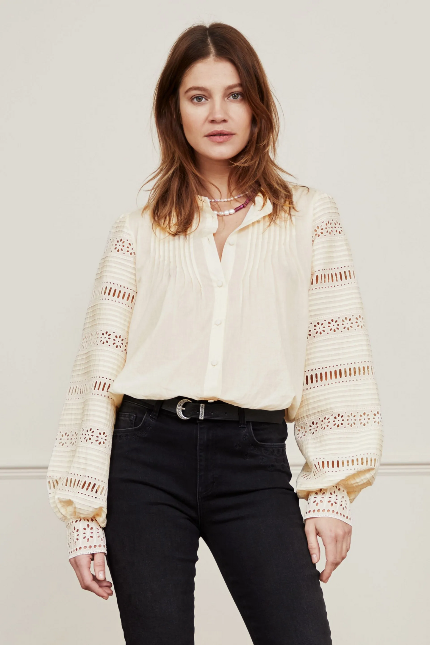 Fabienne Chapot Vreni Blouse, Buttercream