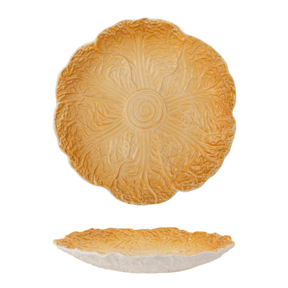 Bloomingville Savanna Cabbage Plate Ochre