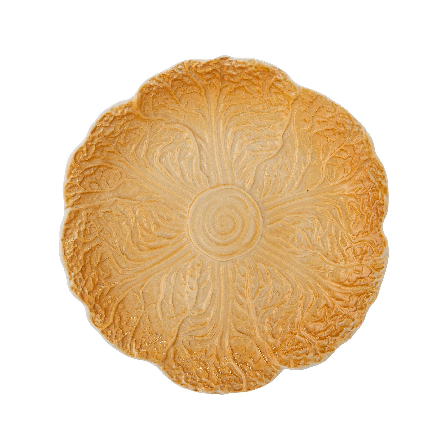 Bloomingville Savanna Cabbage Plate Ochre
