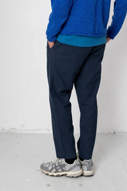 Folk Assembly Pant Dark Navy Cotton/Linen