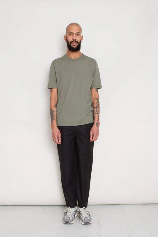 Folk Assembly Pant Soft Black Linear Texture