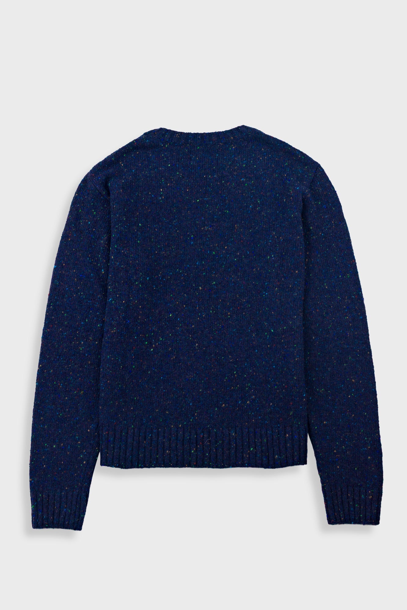 Folk Chain Crew Navy Speckle