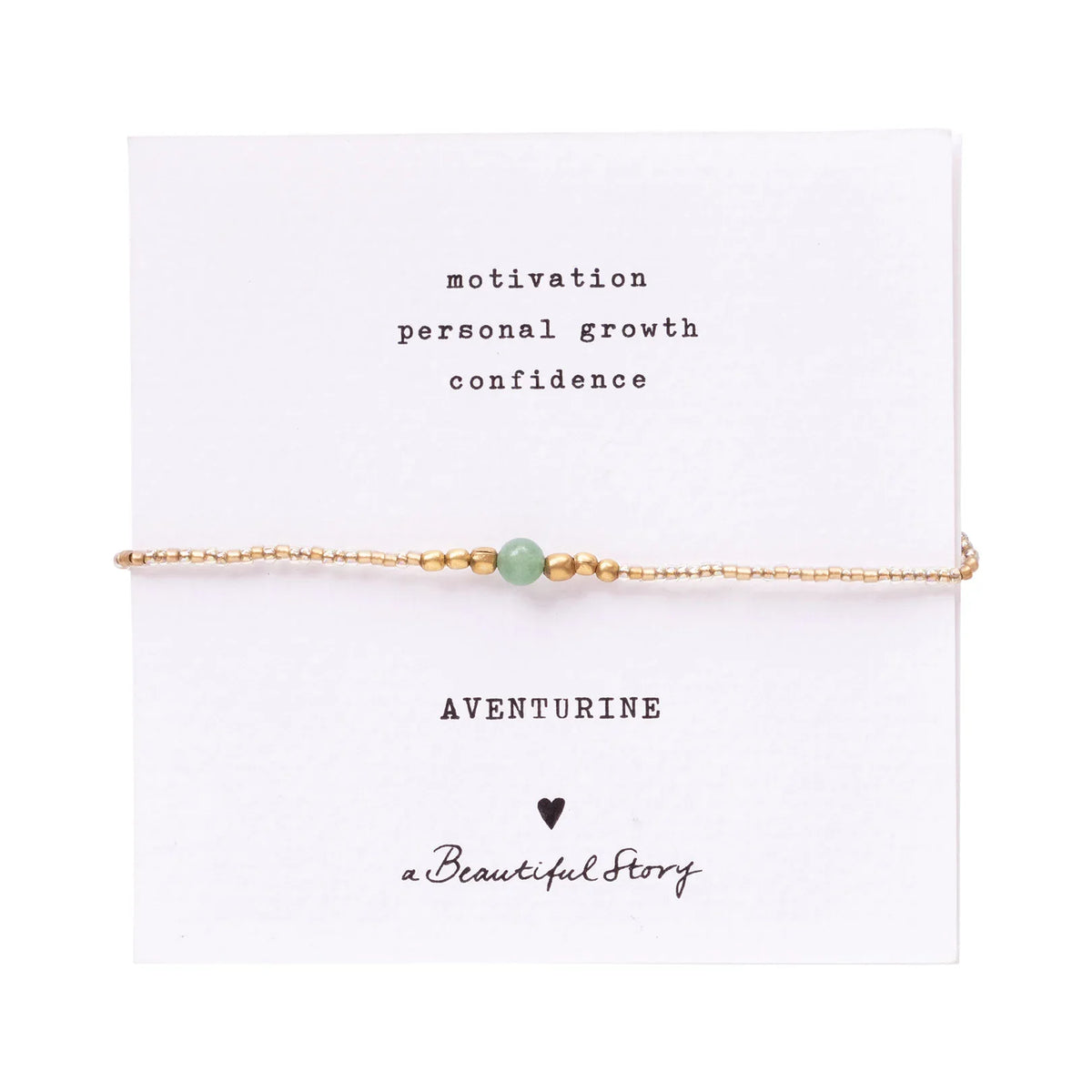 A Beautiful Story Aventurine Bracelet