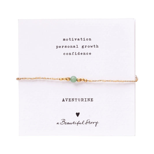 A Beautiful Story Aventurine Bracelet