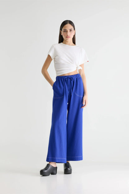 Bellerose Juna Relaxed Trousers - Lazuli
