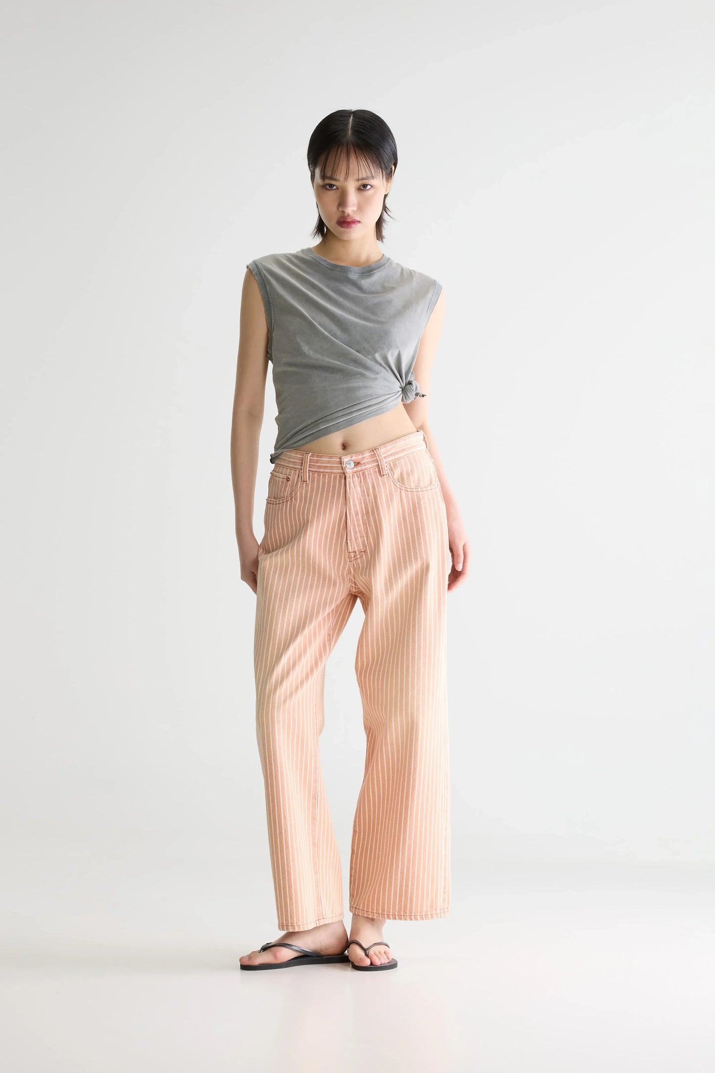 Bellerose Paty Stripe E Denim N. 66 loose jeans