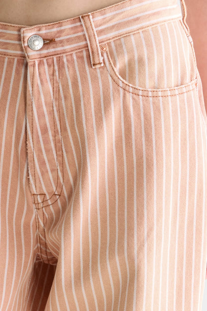 Bellerose Paty Stripe E Denim N. 66 loose jeans